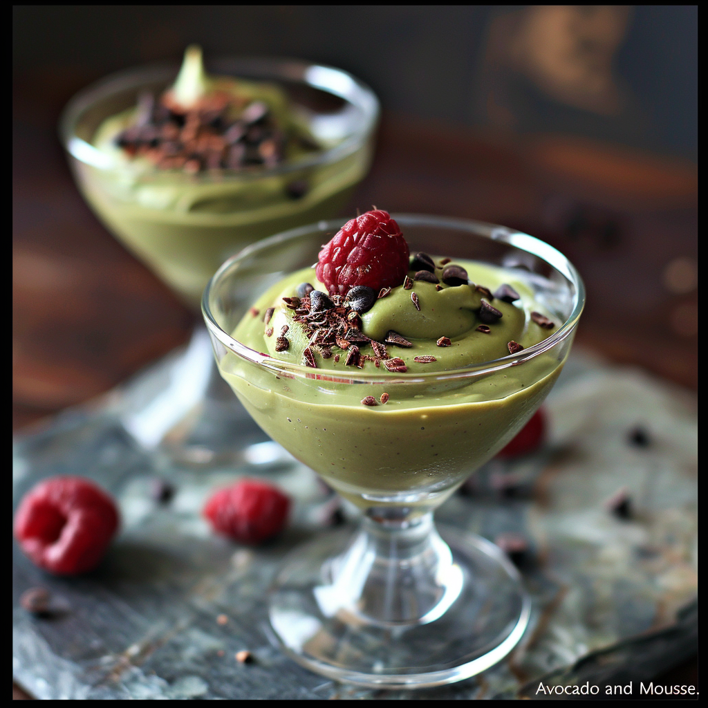 Mousse de Aguacate y Cacao