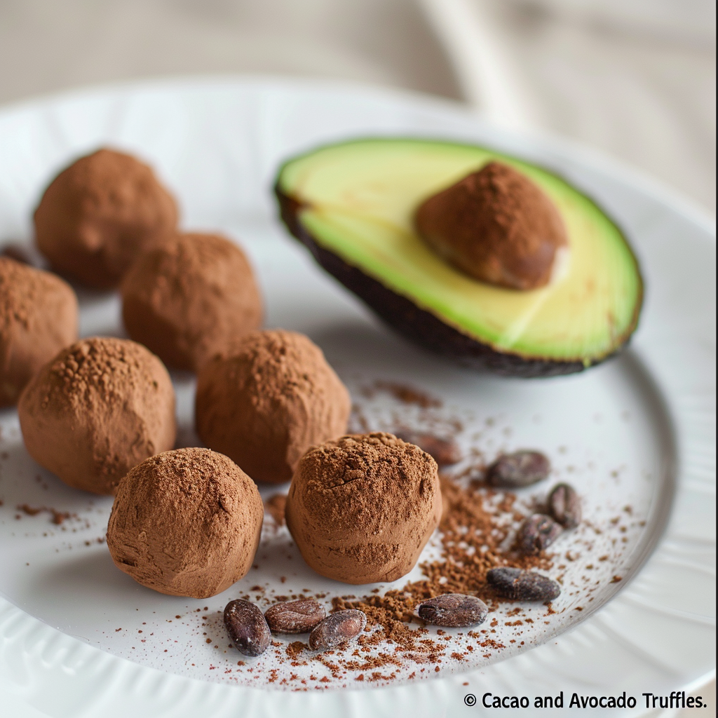 Trufas de Cacao y Aguacate